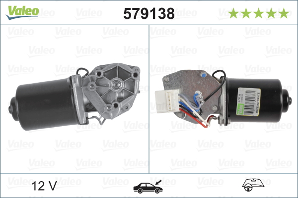 Motor stieračov VALEO